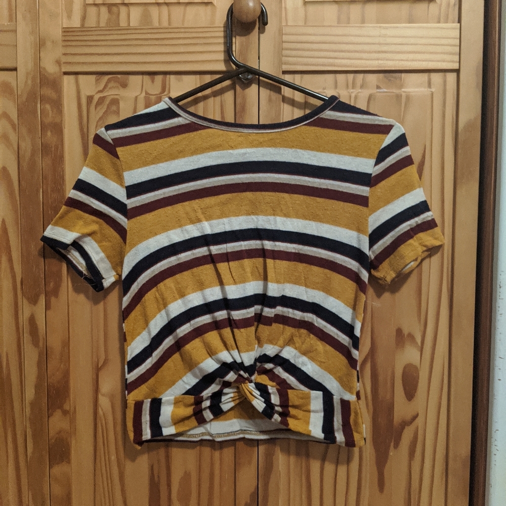 Knot Front Crop Top